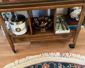 Vintage Rolling Fold Over Bar