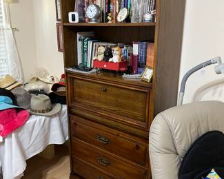 Library, Desk, and Drawers