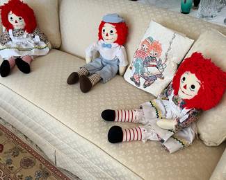 Raggedy Ann and Andy Homemade Dolls
