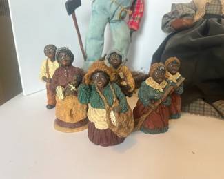 FOLK art African American by June McKenna 