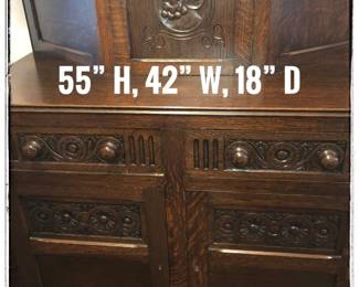 Sideboard with carvings