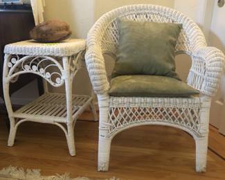 wicker chair