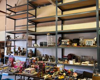 Large warehouse shelving