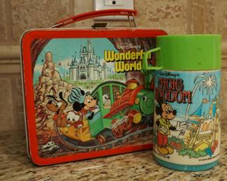 Vintage Thermos and lunch box