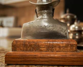 Walter Fellers limited edition bust by New Braunfels artist Paul Tadlock