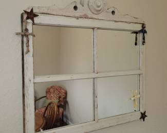 Rustic mirror