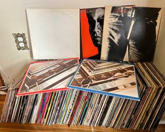 Classic rock record collection 