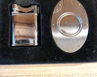 Large collection of old zippos