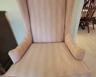Pink Wingback Chair