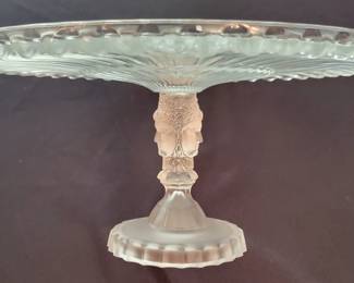 Duncan Miller 3 faces 10" Cake Plate c1890