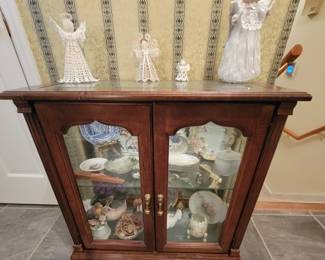 Wood & Glass Display Cabinet