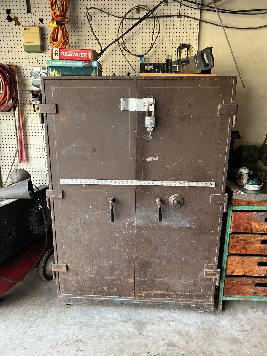 Antique Diebold safe