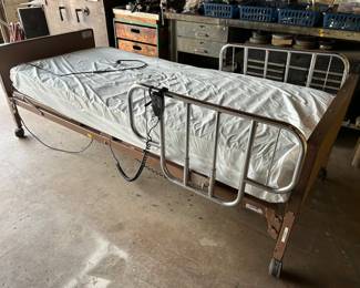 Hospital bed. 