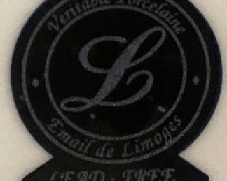 "Email de Limoges" -  vintage porcelain plates