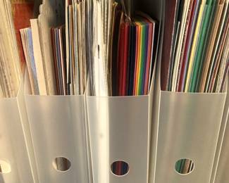 Paper supplies in organizers