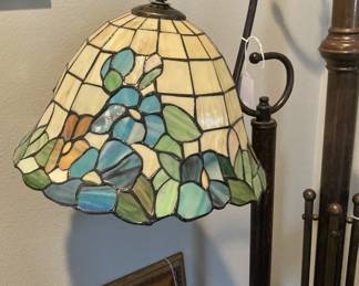 Stained glass floor lamp