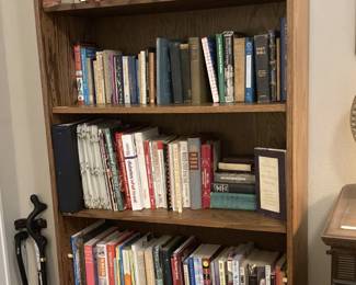One of two matching bookshelves