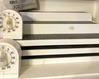 Timers; spice organizers