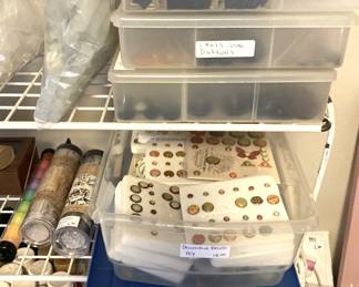 Many more craft supplies