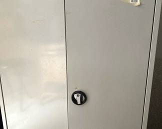 Metal storage cabinet