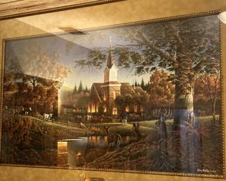 Framed art by Terry Redlin