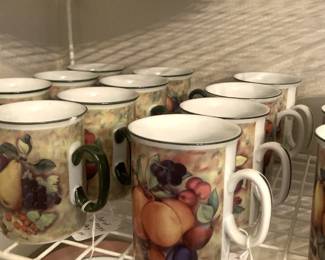 Variety of fruit mugs