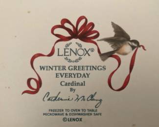 Lenox "Winter Greetings"