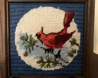 Framed needlework