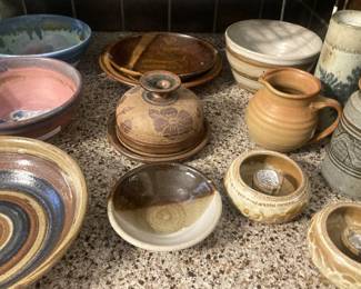 A variety of pottery