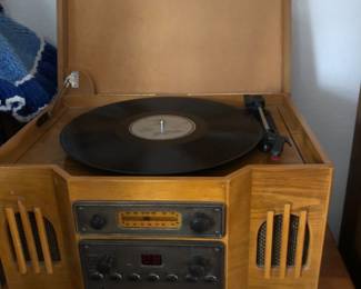 We have 2 portable record players 