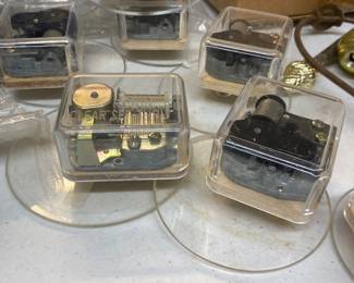 Music boxes and bases