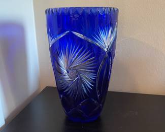 cobalt blue vase