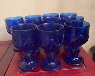 Vintage Tiffin Franciscan Cabaret Wine Goblets 