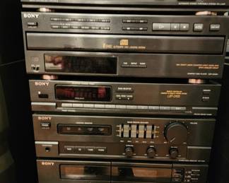 Sony stereo components