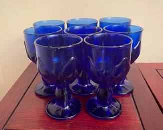 Vintage Tiffin Franciscan Cabaret Wine Goblets 