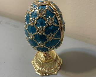 Faberge-like jeweled eggs
