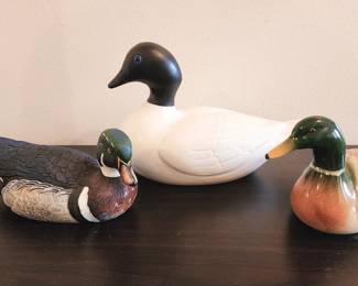 Ceramic duck decoys
