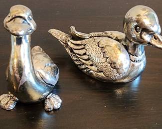 Brass ducks by Argento Laminato Marchetti Recanati - Italy 