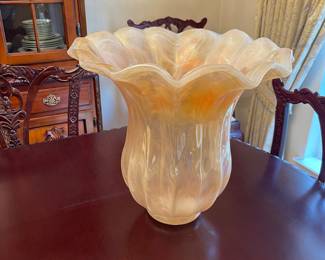 Large vintage tulip vase