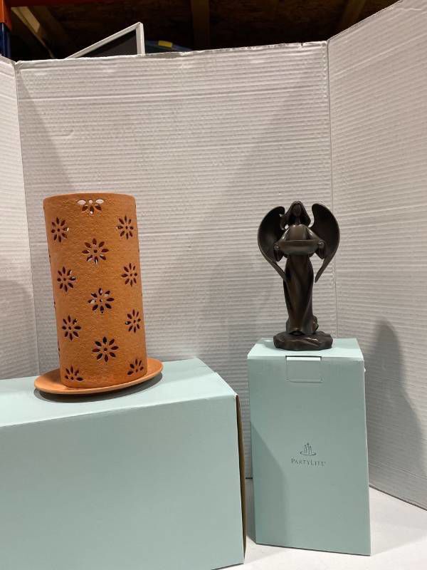 PartyLite Candle Holders in boxes