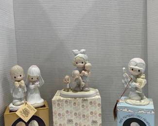 Precious Moments Figurines in boxes including Bride and Groom