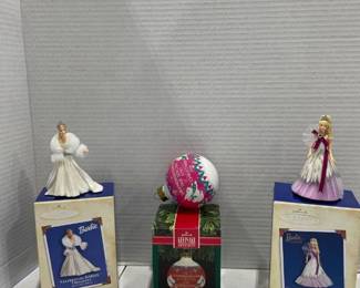 Keepsake Ornaments - Two are Barbies