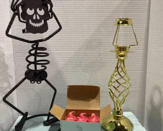 PartyLite metal candle holders