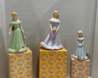 Enesco Birthday Figurines