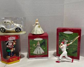 Hallmark and Disney Ornaments