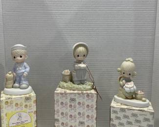 Precious Moments Figurines in boxes including Sailor