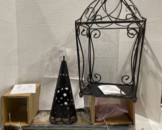 PartyLite metal candle holders