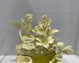 PartyLite Fountain and candle holder