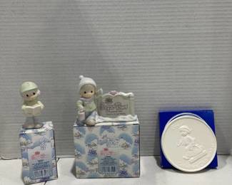 Precious Moments Figurines and a Goebel item