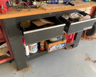 Craftsman Work Bench w Vise $ 88.00